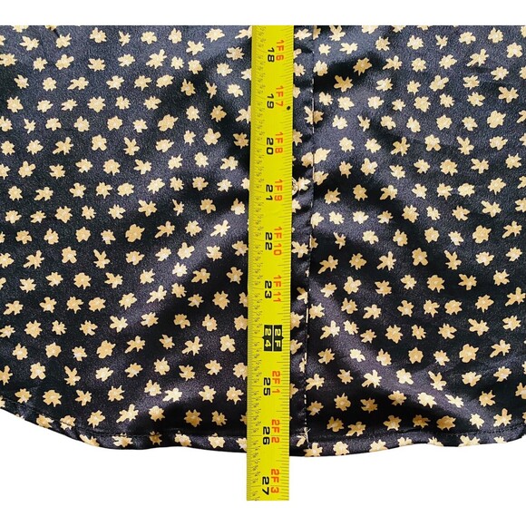 Beulah Style Button Blouse & Mermaid Skirt Pink Black Lace Ruffle Trim Set Sz M - Picture 7 of 16